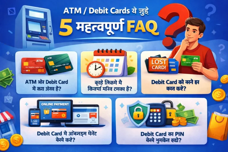 ATM Card / Debit Card के लिए आवेदन कैसे करें?