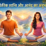 आंतरिक शांति और आनंद का अनुभव करते हुए ध्यान में बैठे व्यक्ति – Meditation और Mindfulness का चित्र