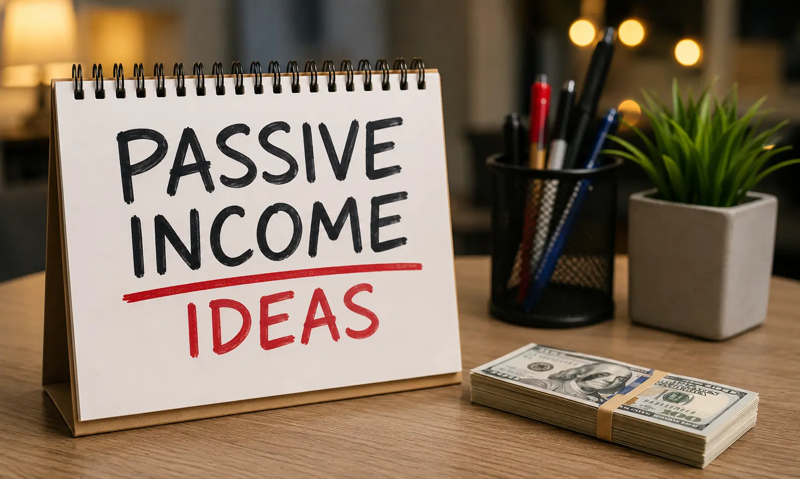 Best passive income ideas in 2026 including blogging, affiliate marketing, stocks, real estate and digital products to make money online