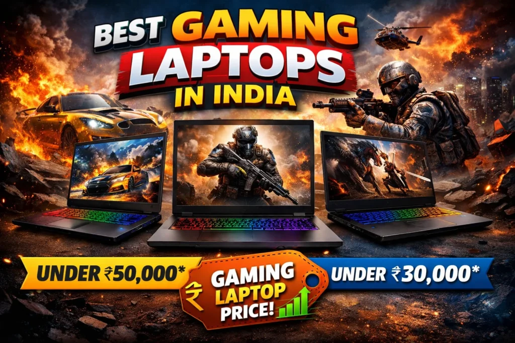 Best gaming laptop under 50000 and 30000 in India with price and features