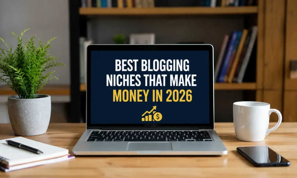 Best Blogging Niches That Make Money in 2026 with profitable blog ideas and online income categories