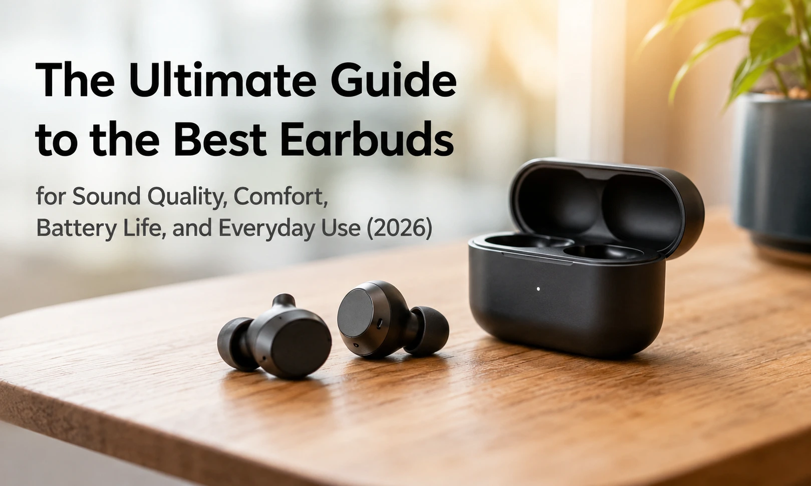 Best wireless earbuds in 2026 featuring Sony, Apple AirPods, OnePlus, and premium ANC earbuds for music, gaming, calls, and everyday use