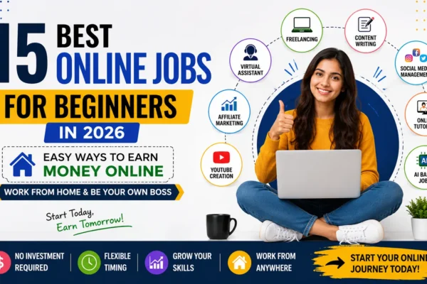 15 Best Online Jobs for Beginners in 2026 – Easy Ways to Earn Money Online from Home