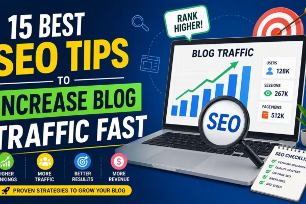 SEO tips to increase blog traffic fast with keyword research, backlinks, and content optimization strategies