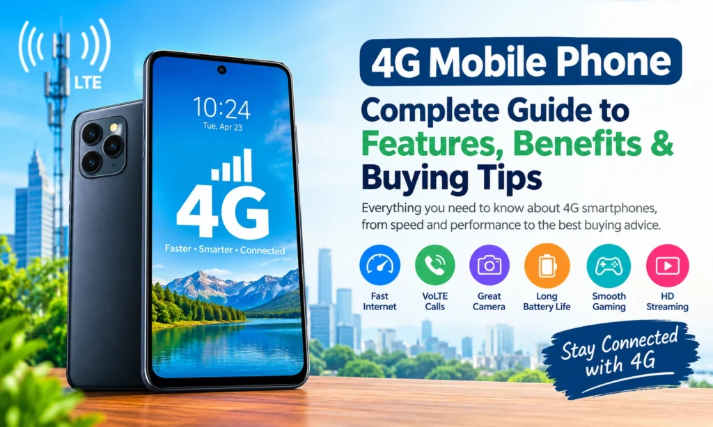 4G mobile phone complete guide with LTE connectivity and smartphone features