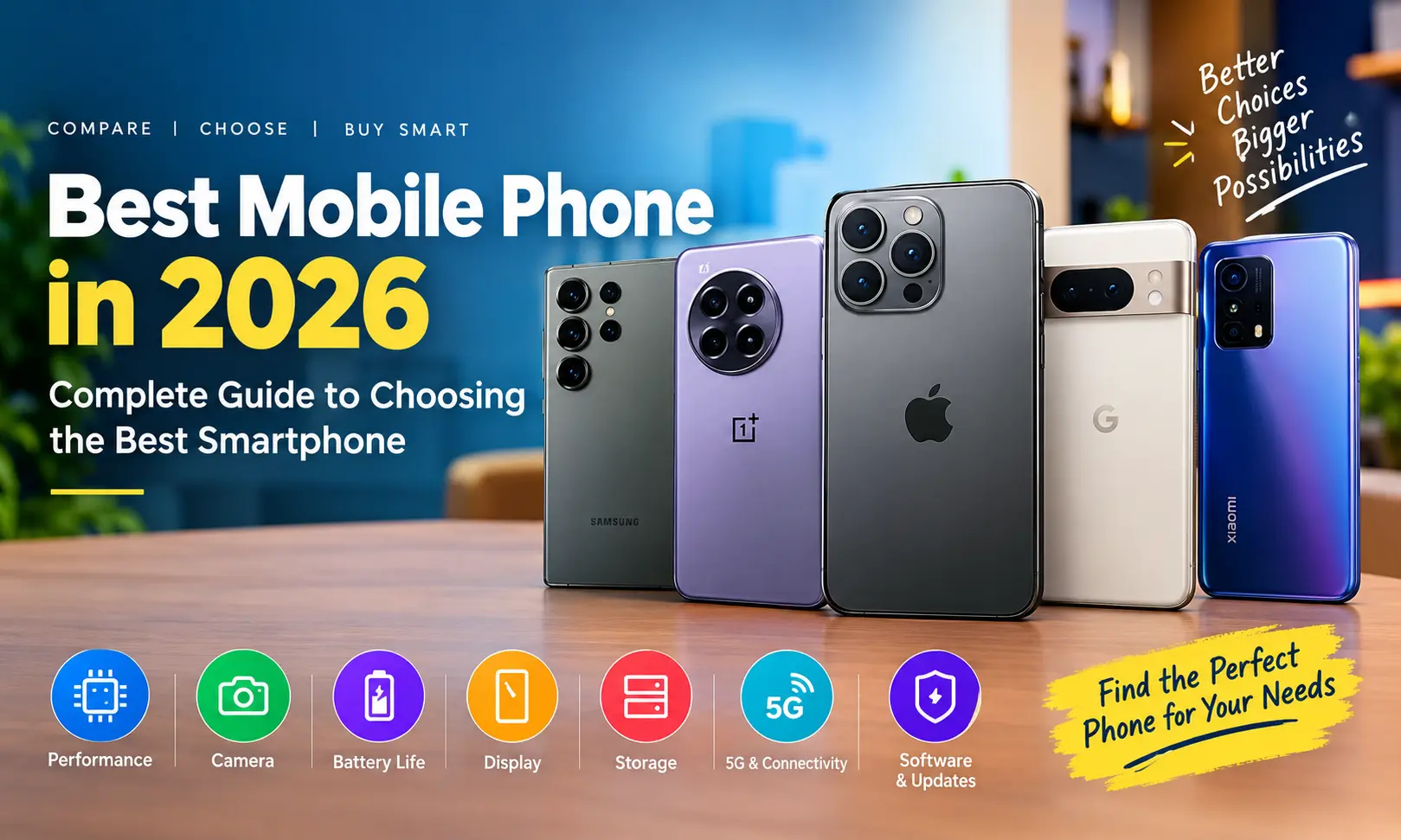 Best mobile phone in 2026 – complete smartphone buying guide
