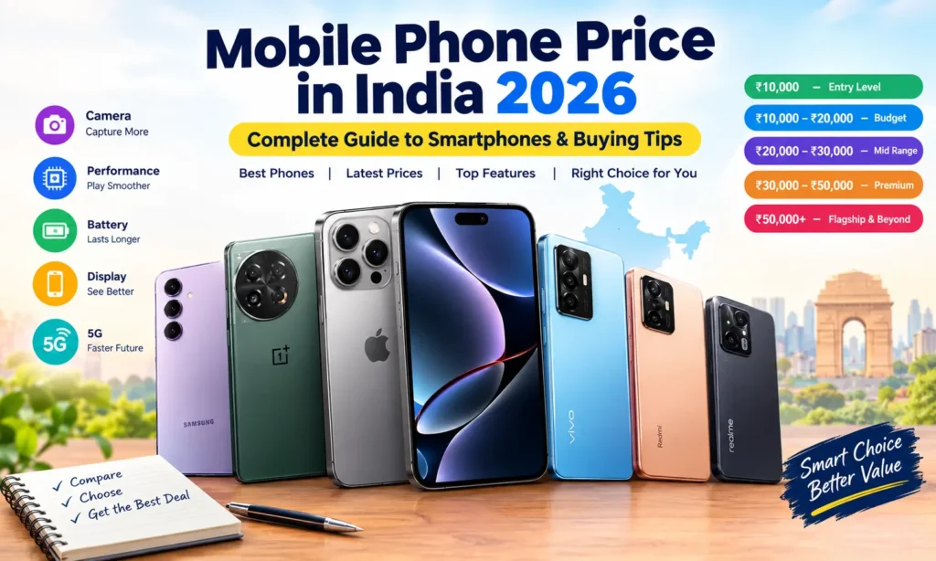 Mobile Phone Price in India 2026 – Smartphone Buying Guide